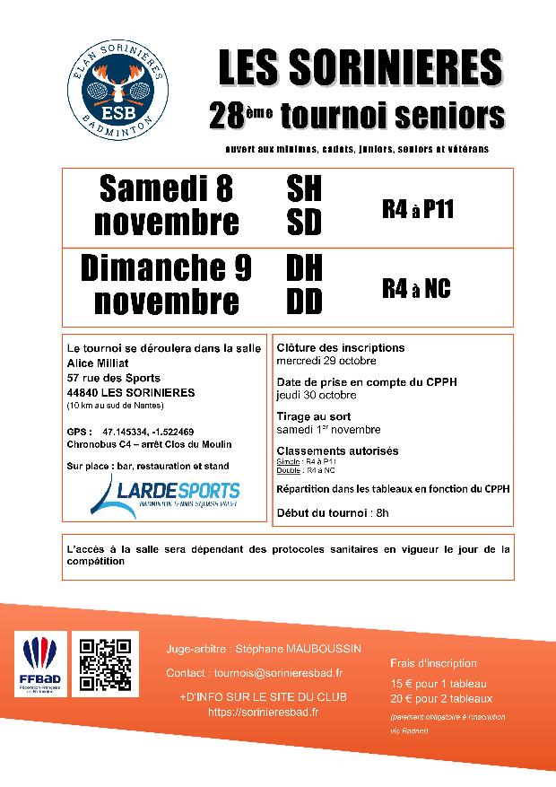 PDLL44 Tounoi séniors Les Sorinières